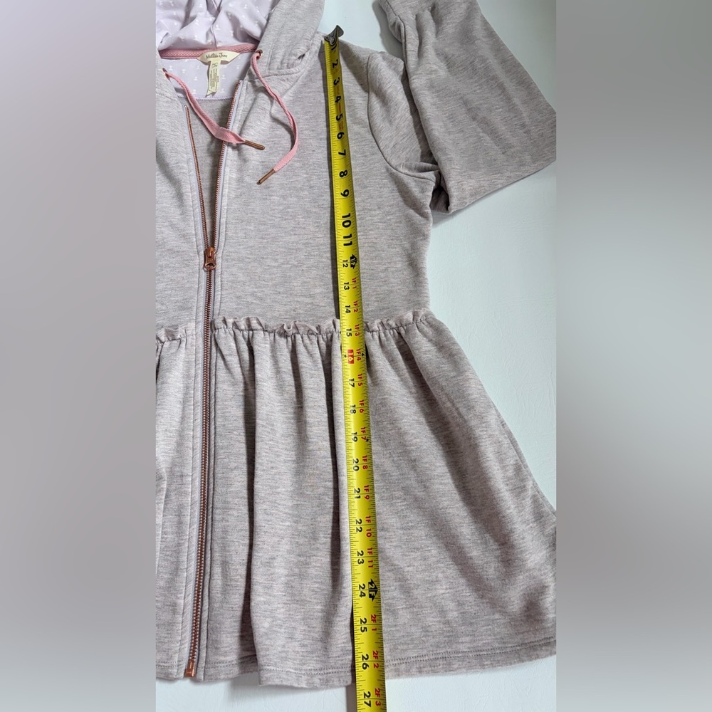 Matilda Jane Women’s Jacket Lookin Good Hoodie Ruffle Peplum Terry Zip Up size S - Picture 10 of 13
